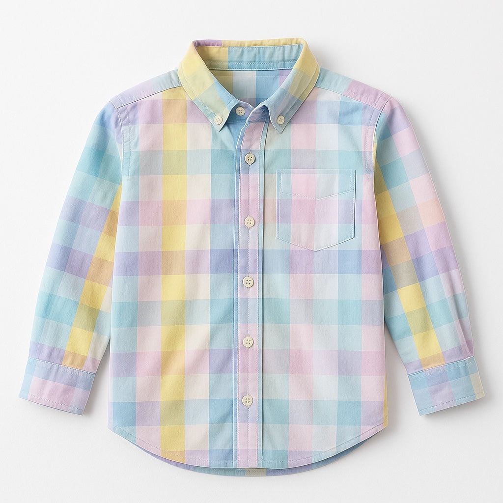 multi check casual shirt