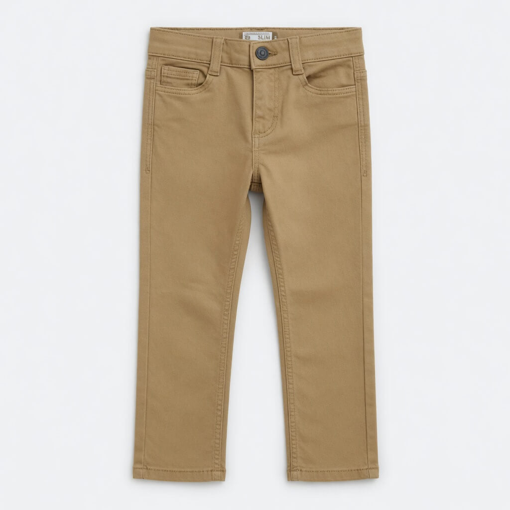 KHAKI COTTON PANT