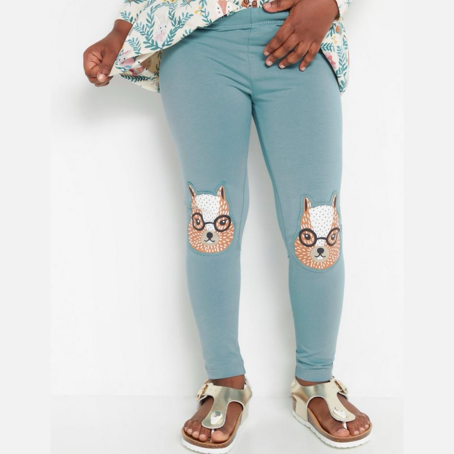 Squirrel print tights