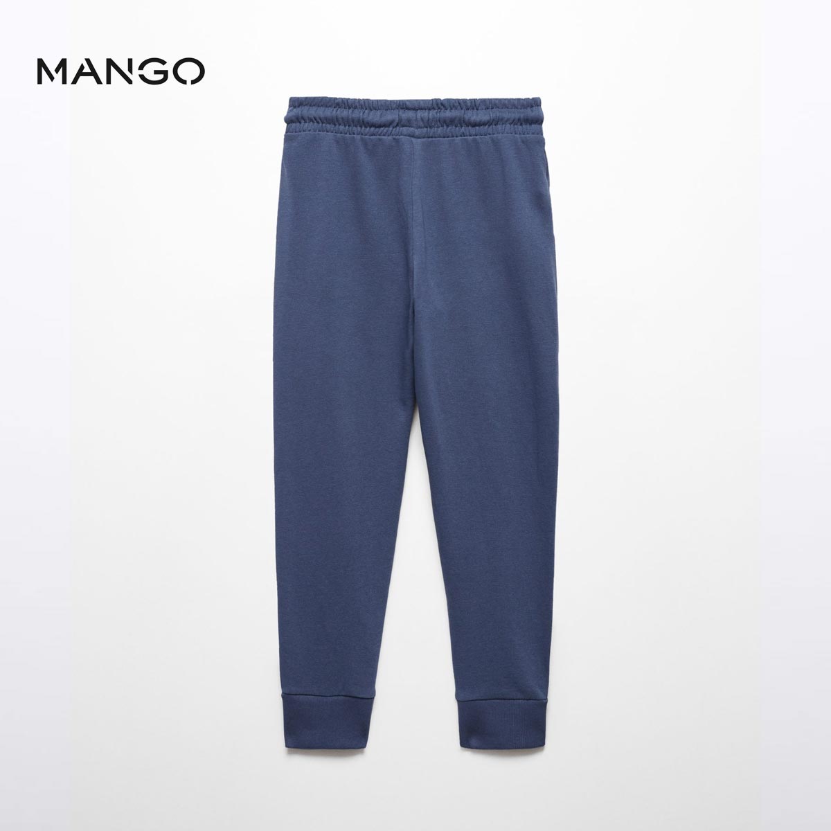 BLUE COTTON JOGGER TROUSER