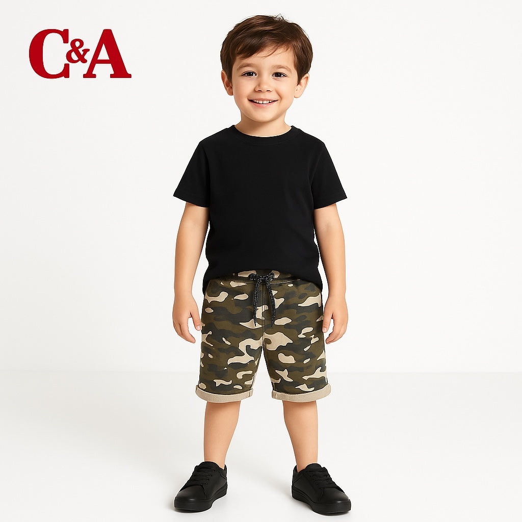 Green Camouflage Shorts