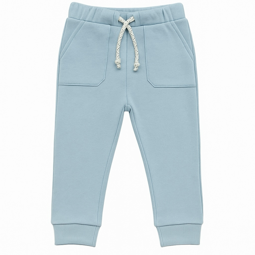 LIGHT BLUE POCKET FASHION TROUSER