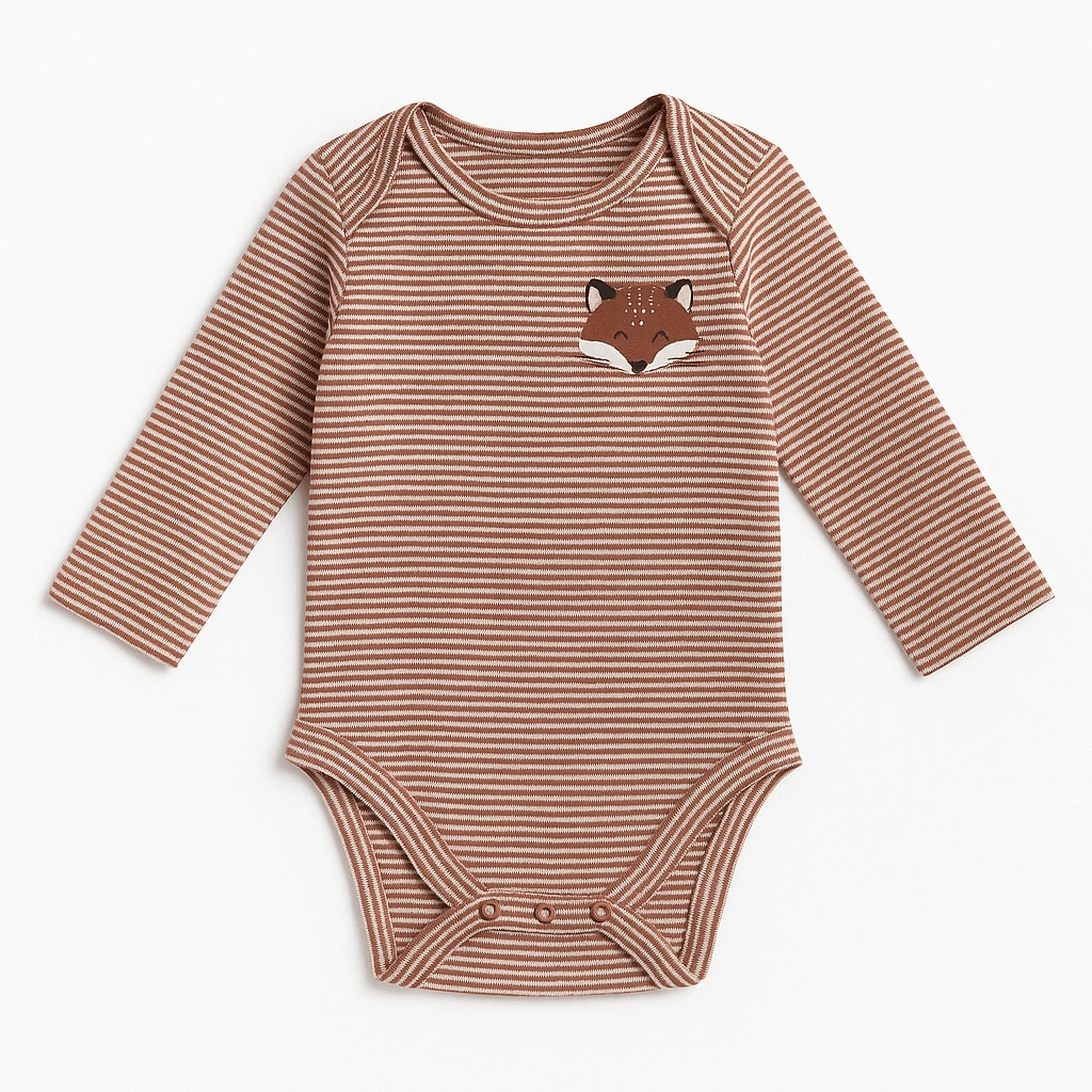 FOX STRIPE ROMPER