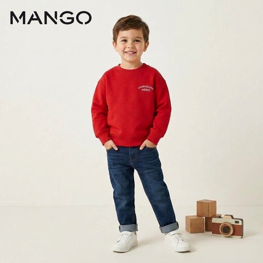 CHAMP RED DROP SHOULDER SWEATSHIRT