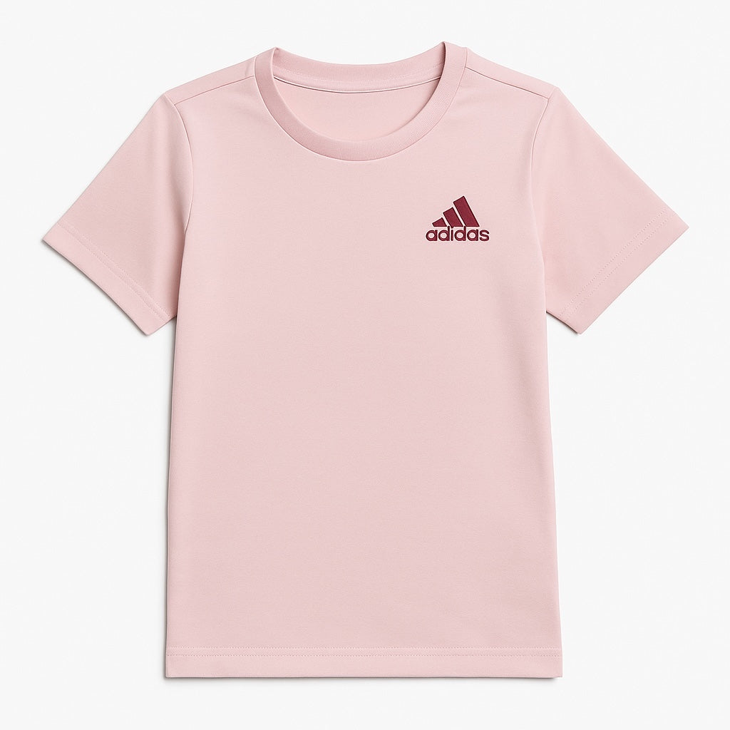 LIGHT PINK POCKET PRINT T-SHIRT