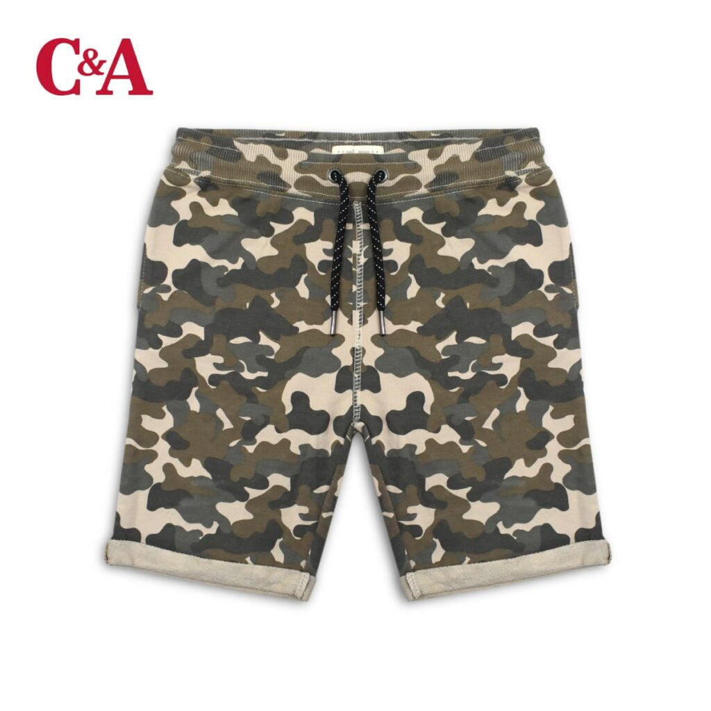 Green Camouflage Shorts