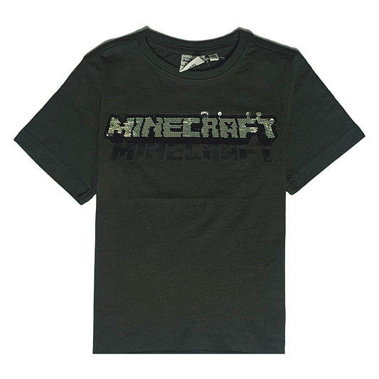 Minecraft sequence army green t-shirt