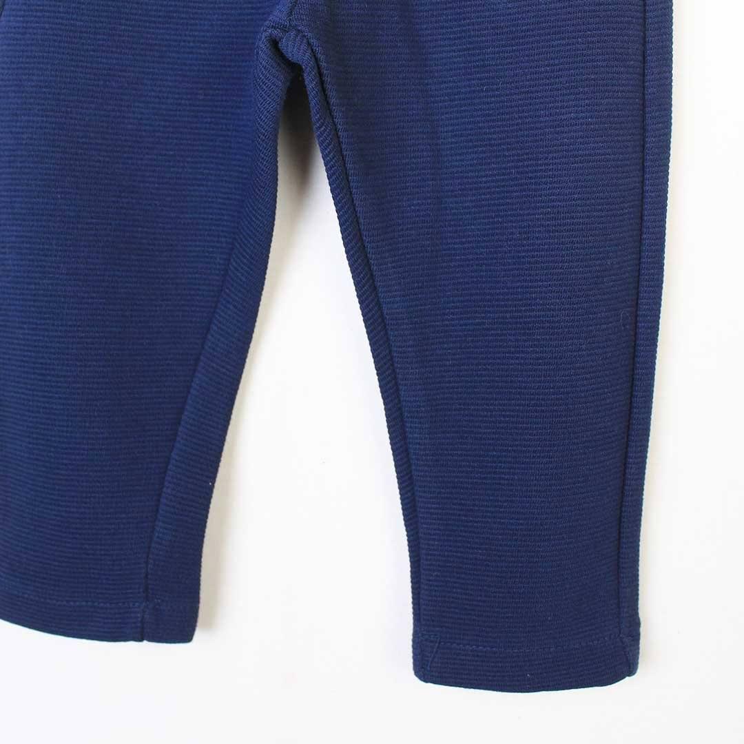 PATTERN LINING BLUE COLOURFUL LACE TROUSER