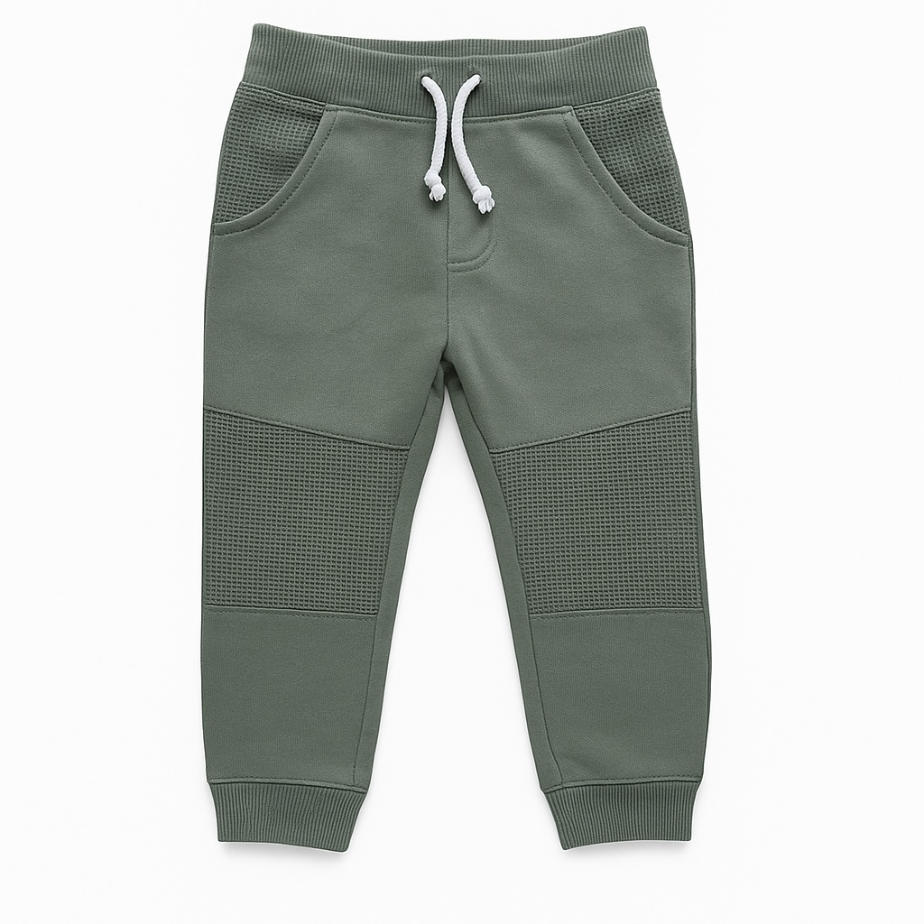 PATTERN FASHION GREEN TROUSER