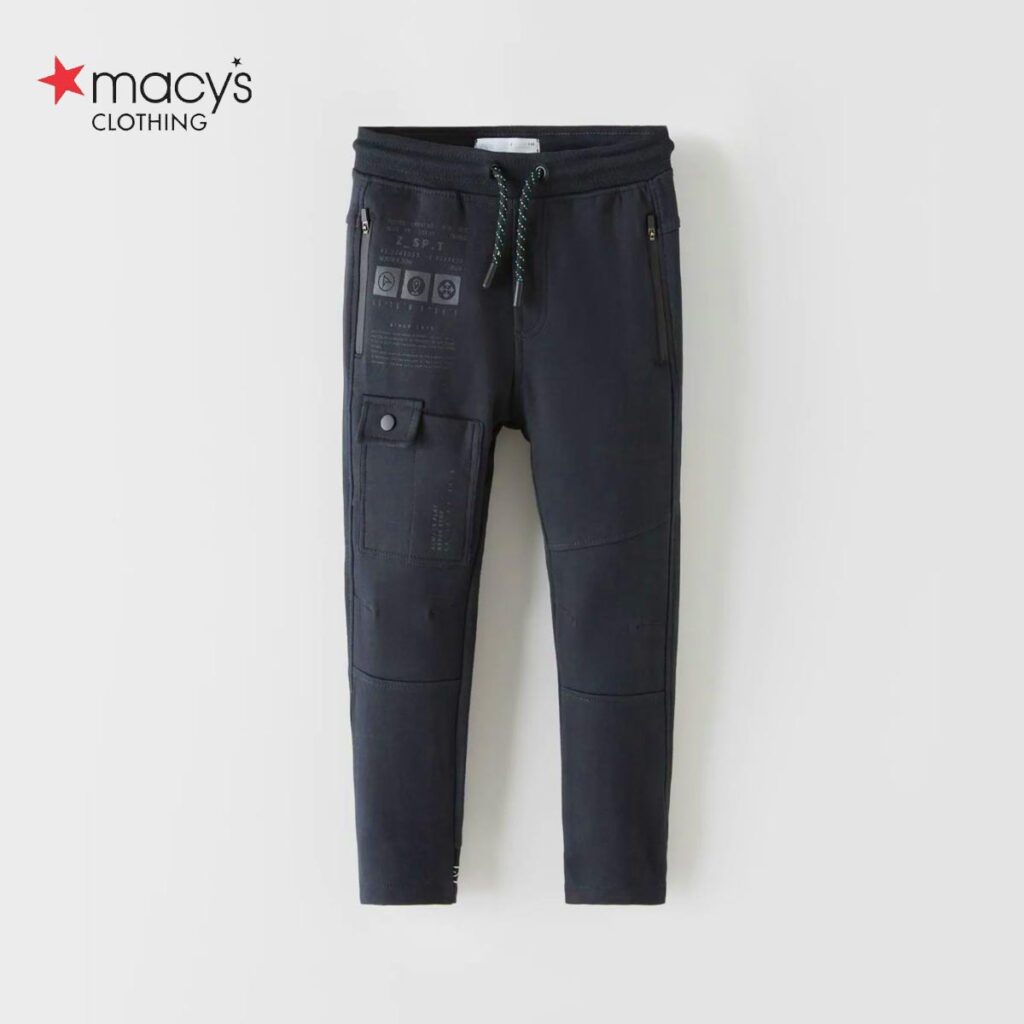 ZIPPER STRECH FABRIC TROUSER