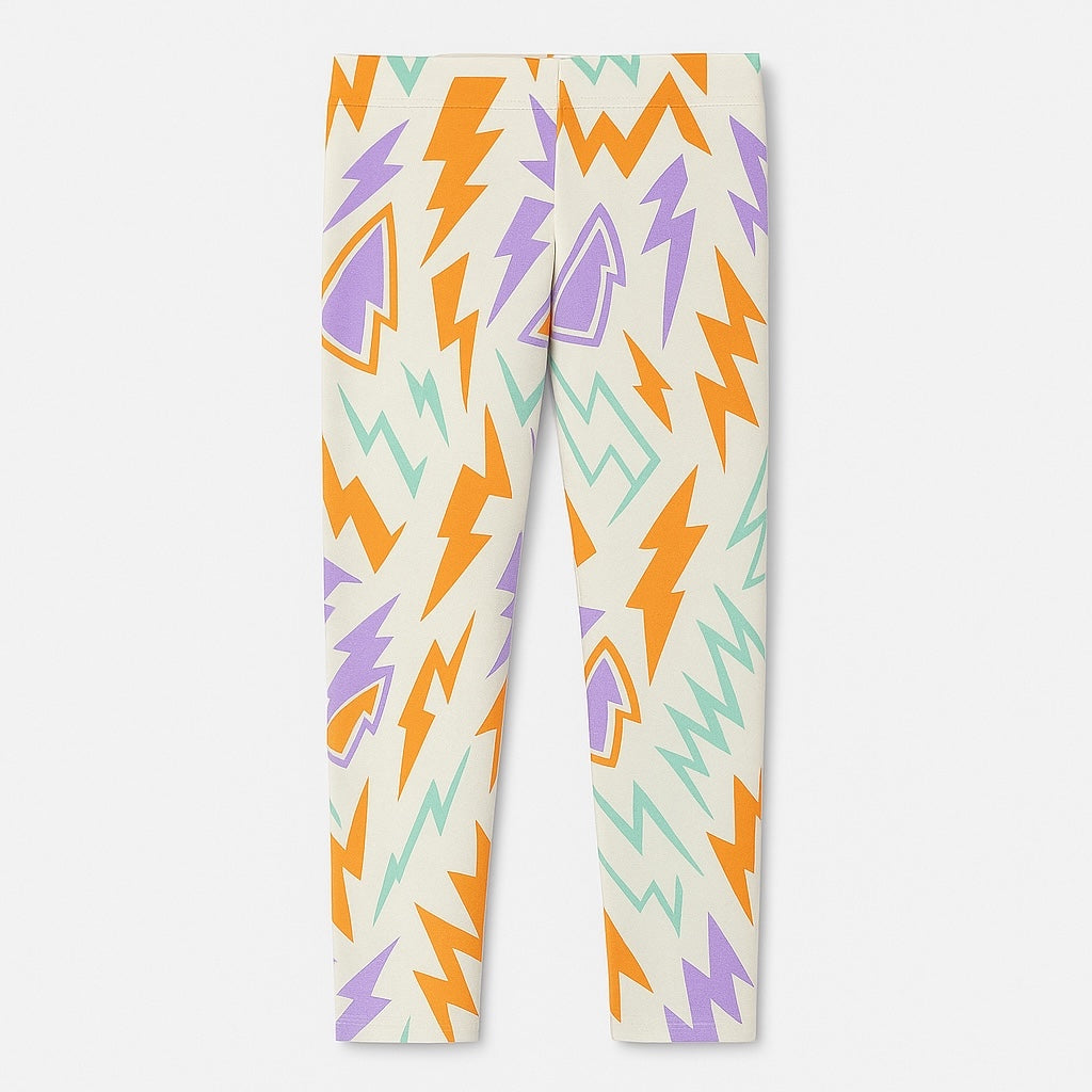 Thunder strike print leggings