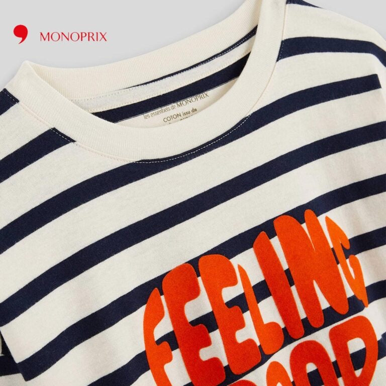 FEELING GOOD STRIPE SWEATSHIRT