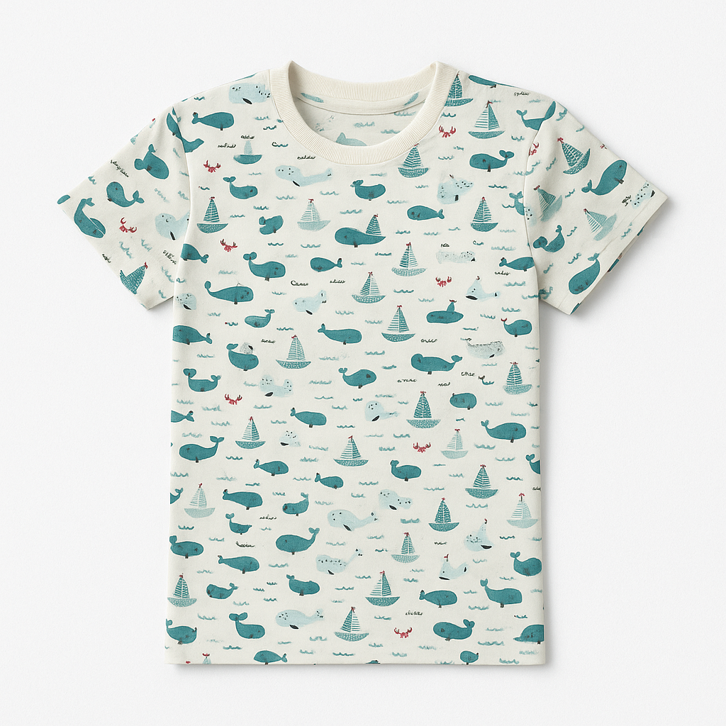 Whale White T-shirt
