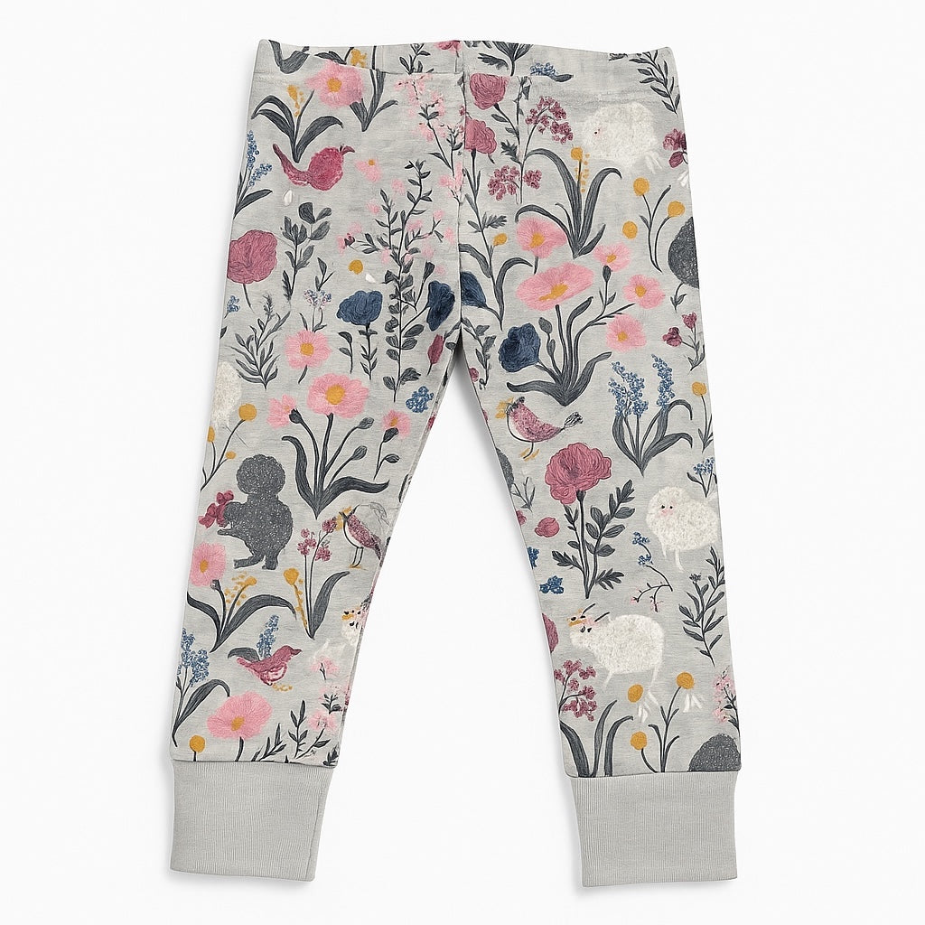 FLORAL CLOSED BOTTOM TROUSER