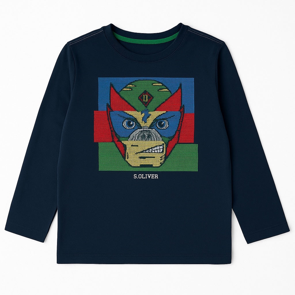 super hero blue