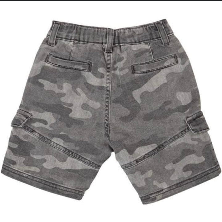 MINO CAMOUFLAGE SHORTS GREY