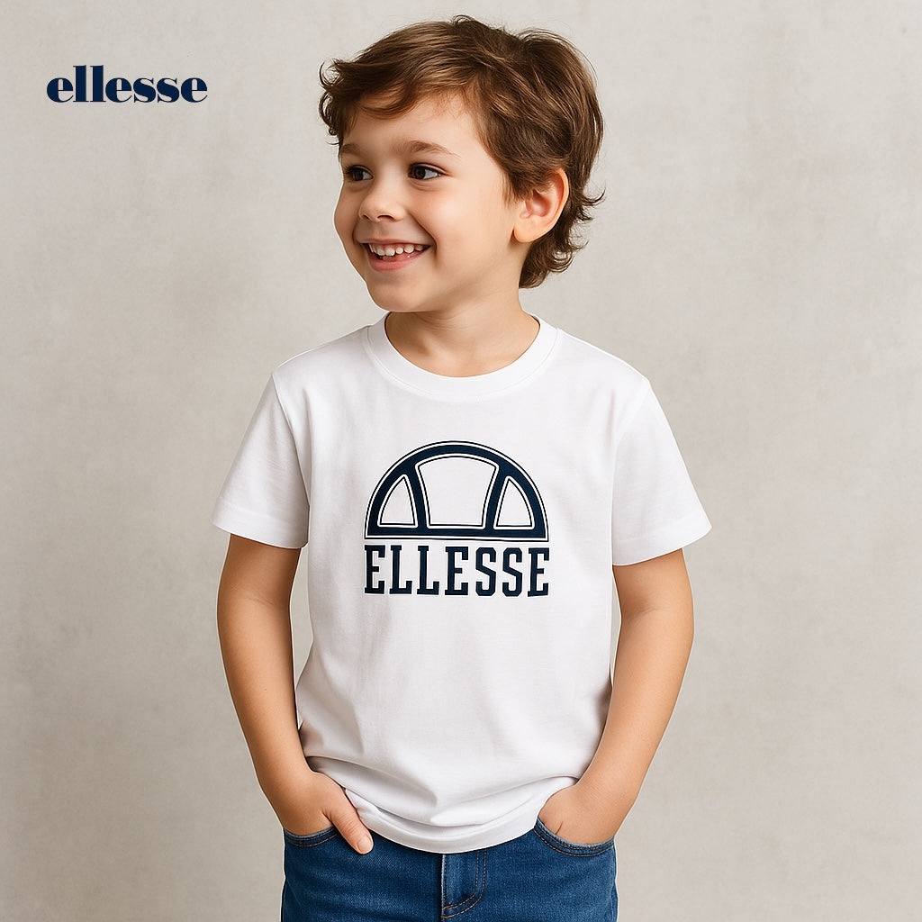 Elle white printed t-shirt