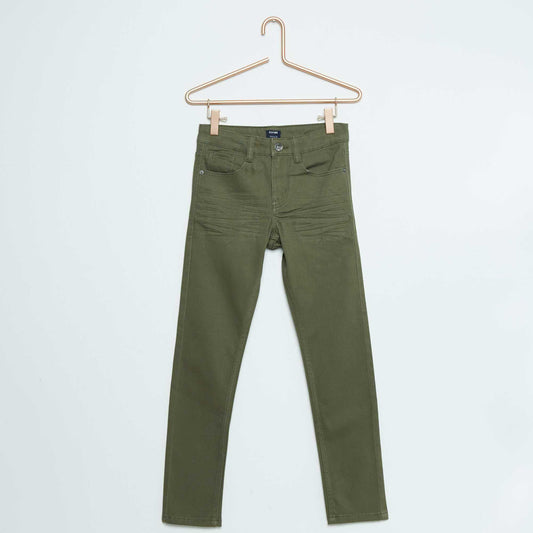 cotton pant olive green