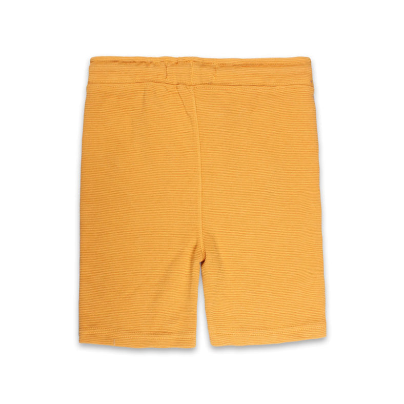 Light orange kangaroo pocket shorts