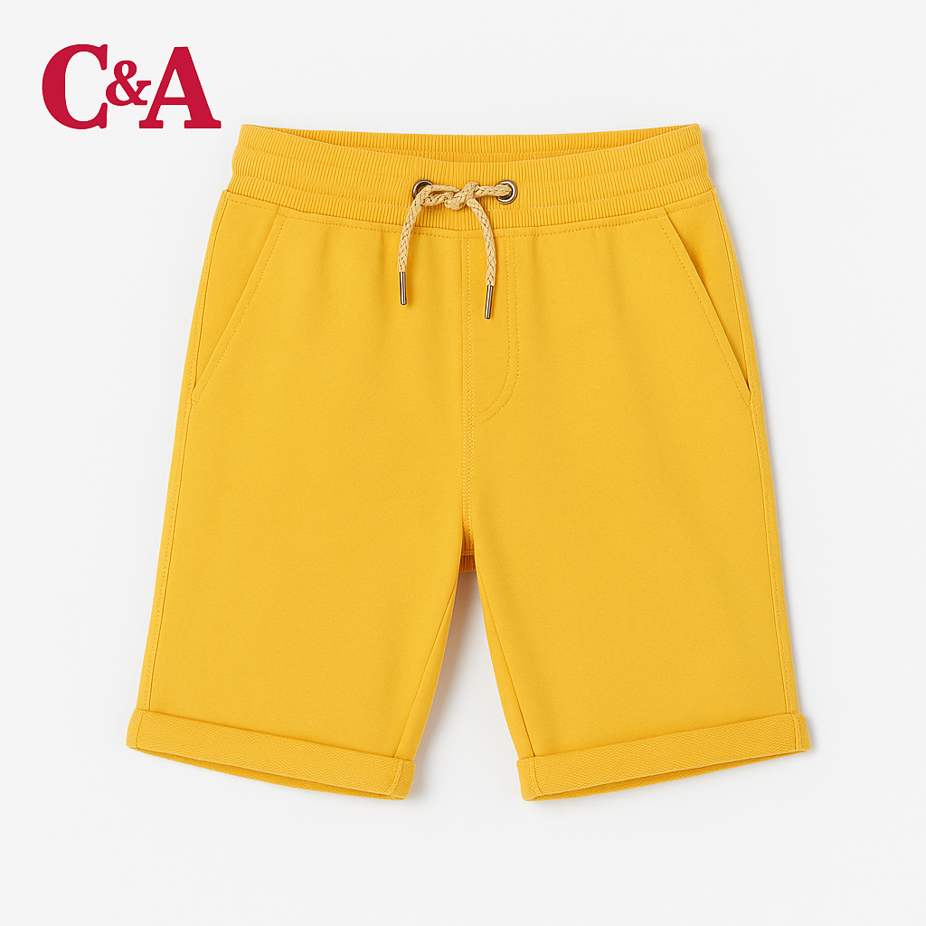 C&A terry shorts yellow