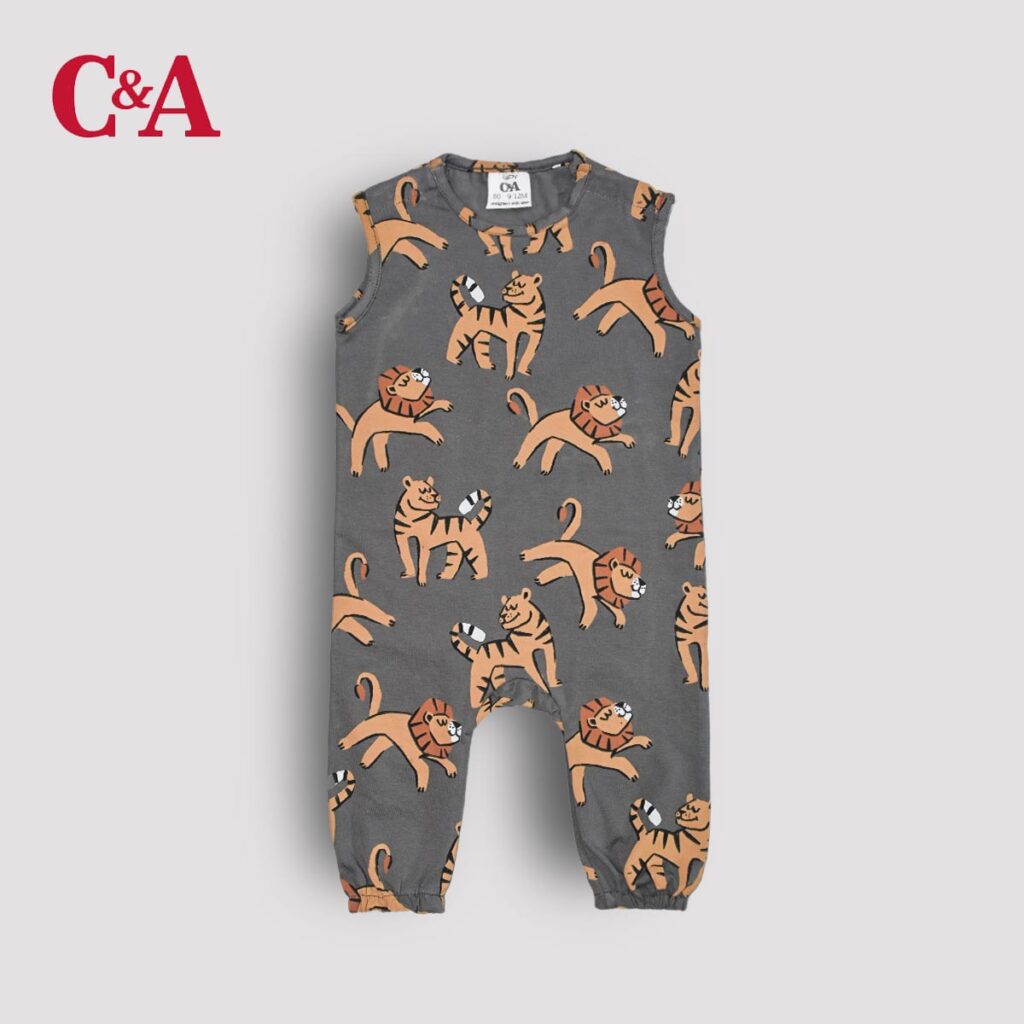 LION PRINT BODY SUIT