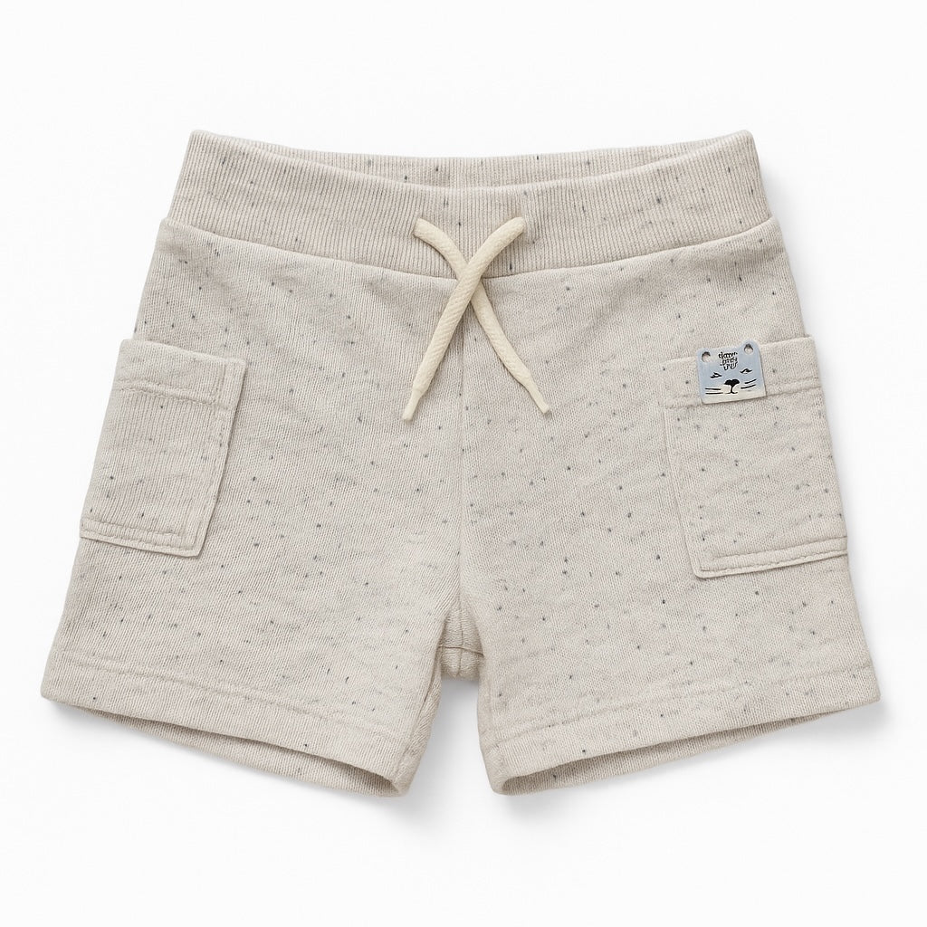 POCKET STYLE GREY SHORTS