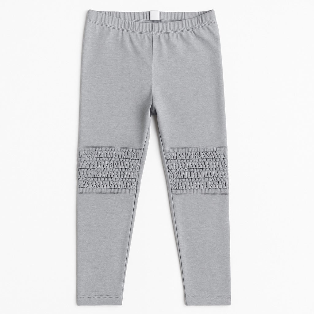 SMOCKING STYLE GREY LEGGING
