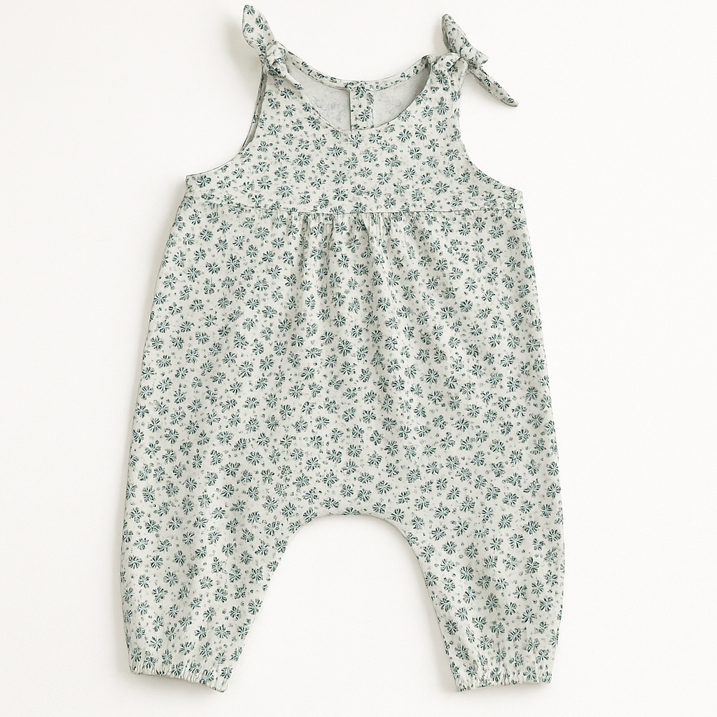 FLORAL KNOT STYLE ROMPER