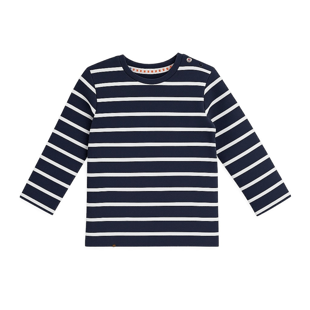 STRIPE NAVY BLUE FULL SLEEVES T-SHIRT