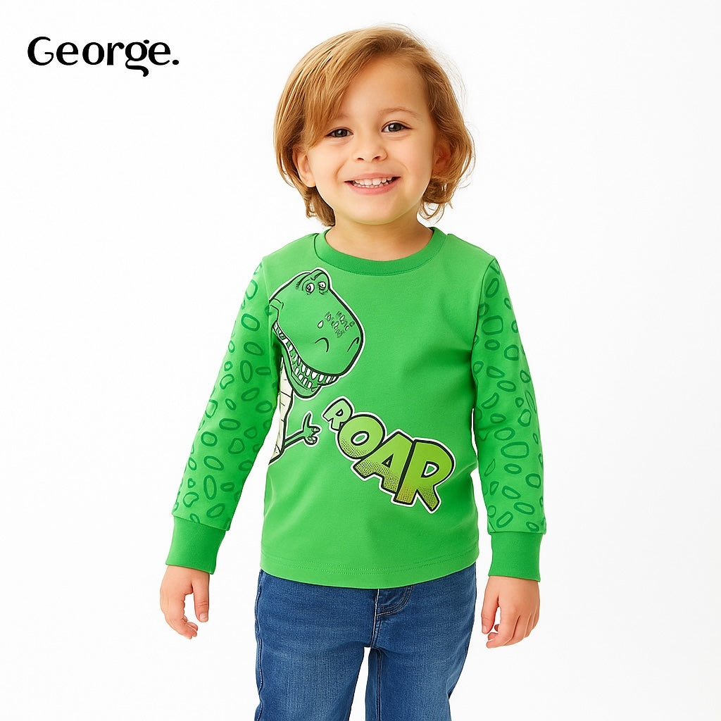 DINO ROAR GREEN T-SHIRT