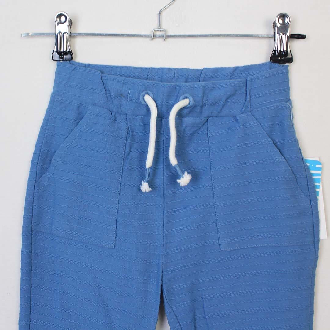 Lining blue summer trouser
