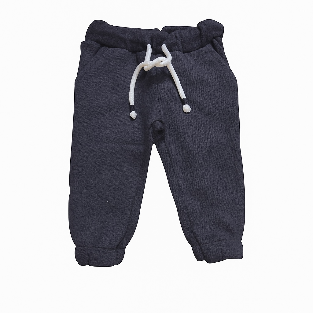 BLACK PATTERN STYLE TROUSER