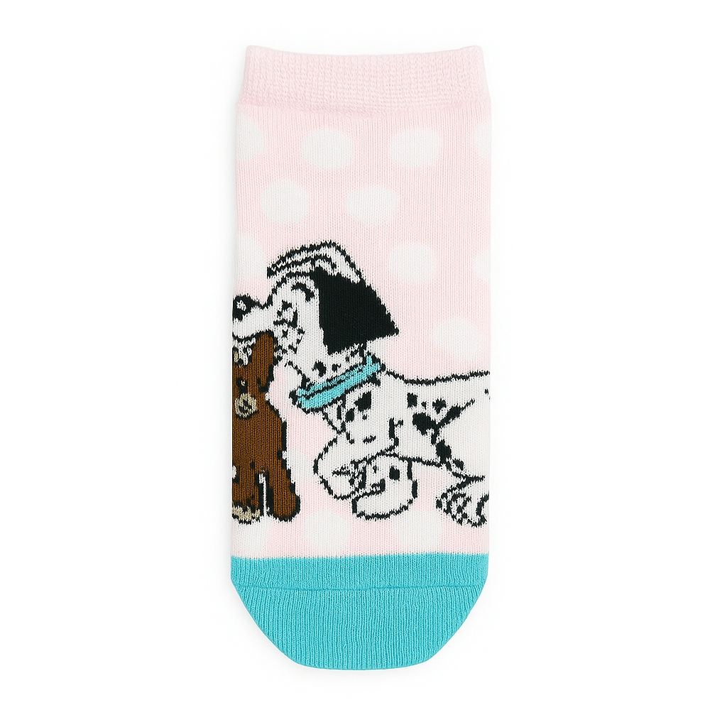 PUPPY PRINT POLKA SOCKS
