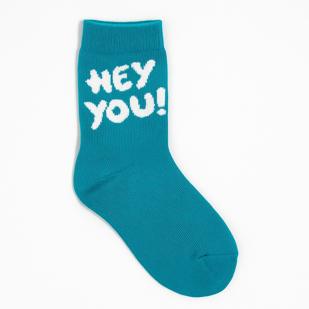 HEY YOU! BLUE SOCKS