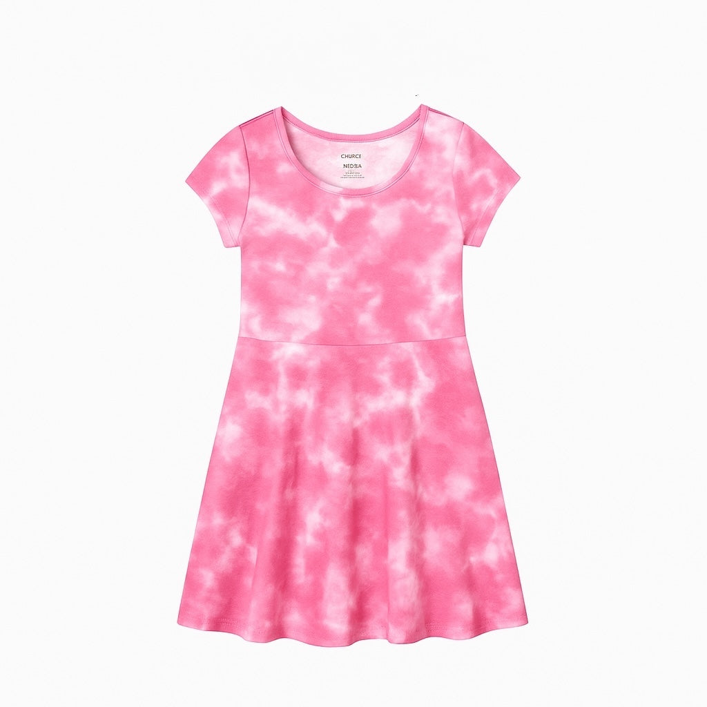 TIE & DYE COTTON FROCK