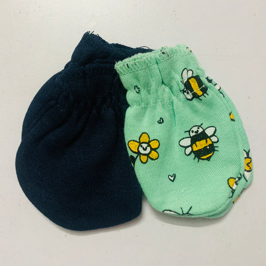 Infants mittens 2 pair pack
