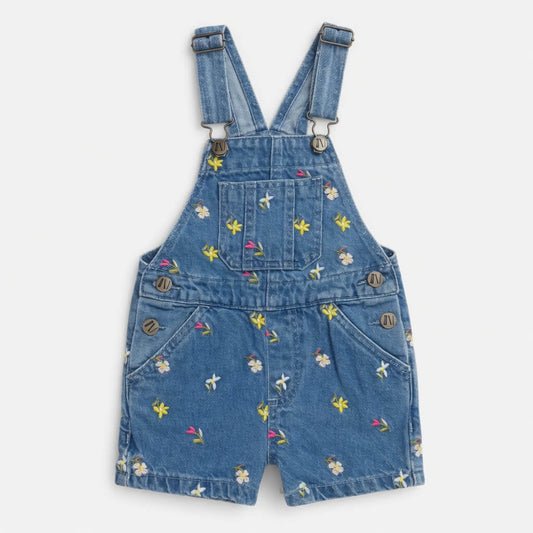 FLORAL DUNGAREE
