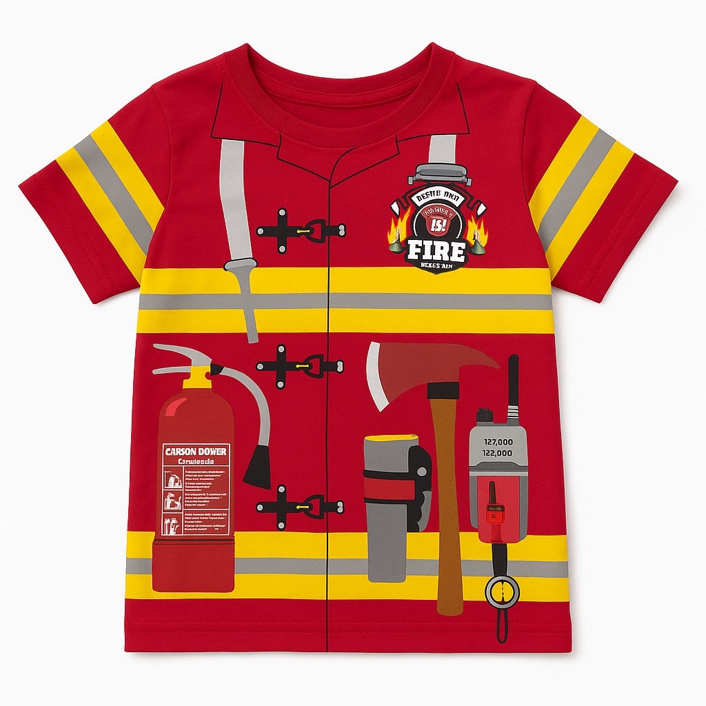 FIRE BRIGADE PRINT T-SHIRT