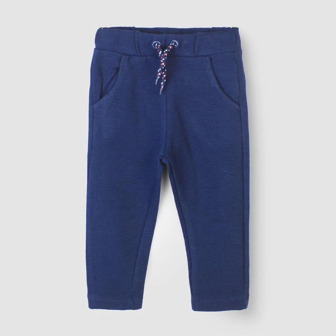PATTERN LINING BLUE COLOURFUL LACE TROUSER