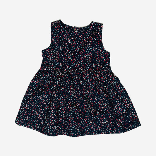 Dotted dark blue frock
