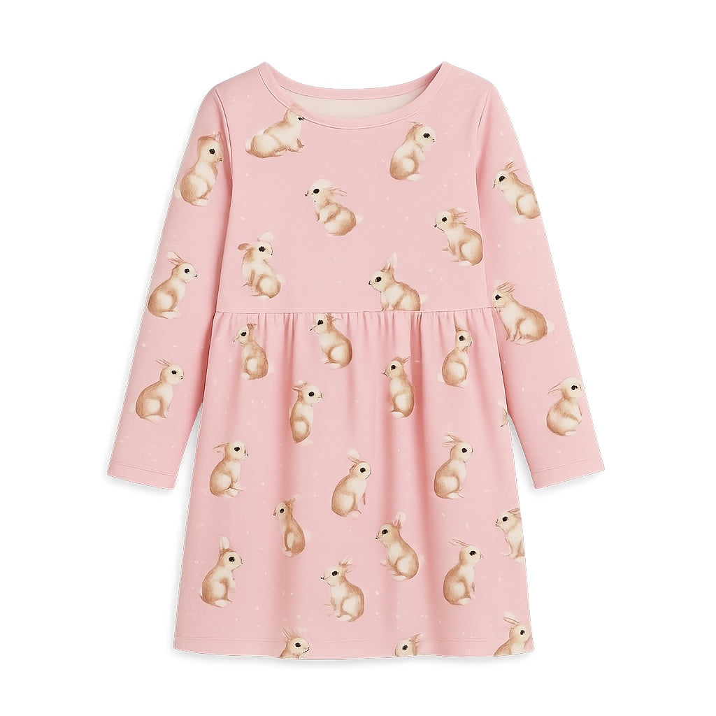 RABBIT BABY PINK FROCK