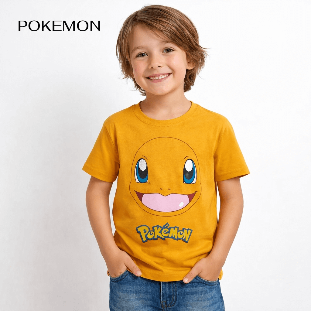 CHARACTER ORANGE T-SHIRT