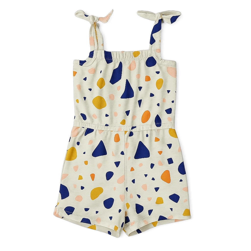 BOW SHOULDERS JUMPSUIT