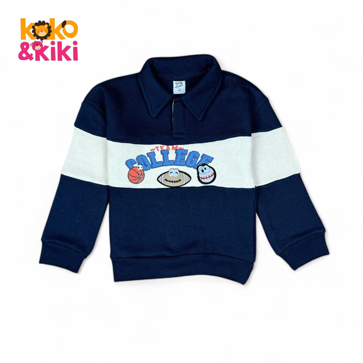 TEAM COLLEGE POLO SWEATSHIRT