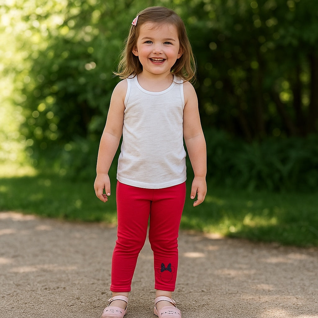 MINNIE MOUSE RED LEGGING