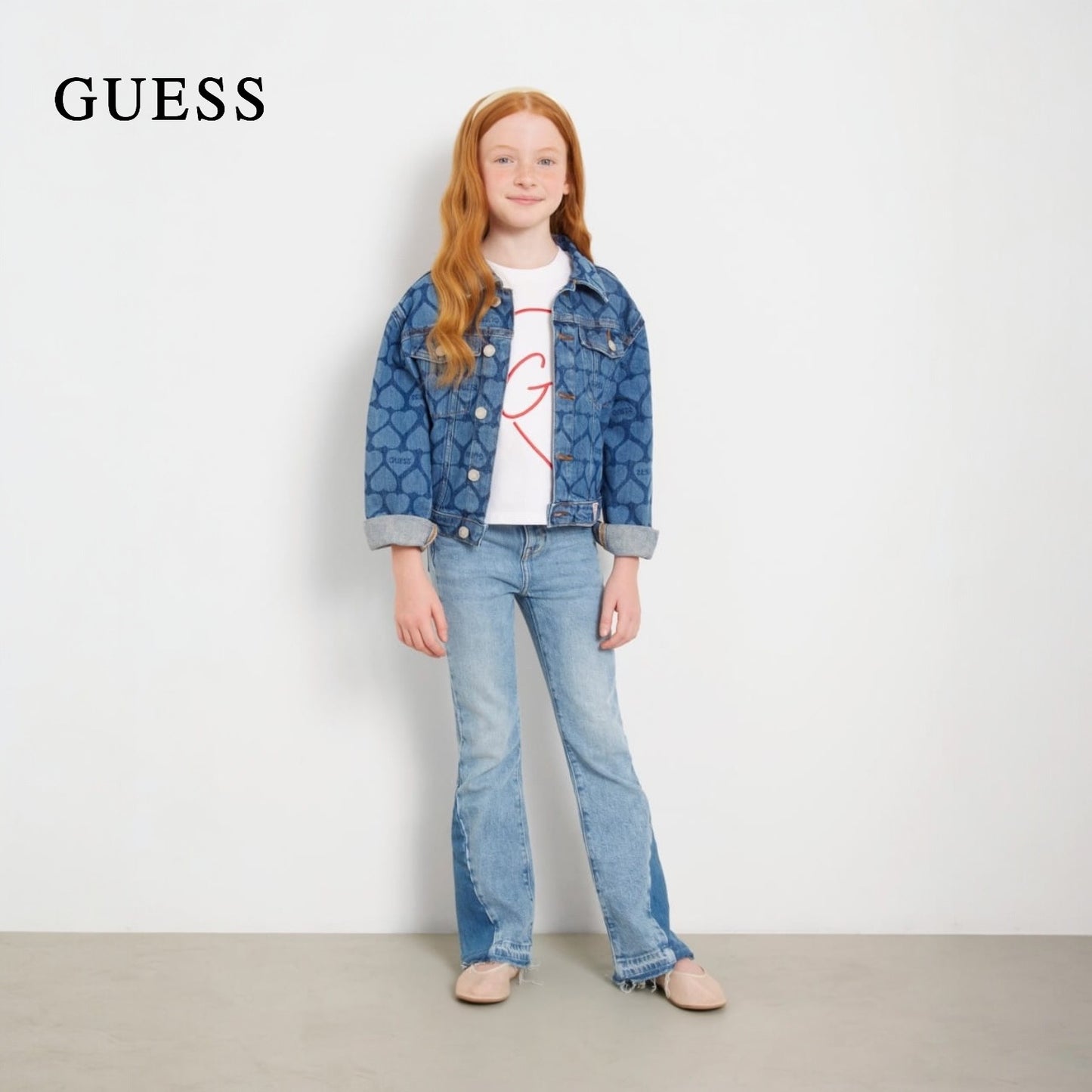 HEART FASHION DENIM JACKET