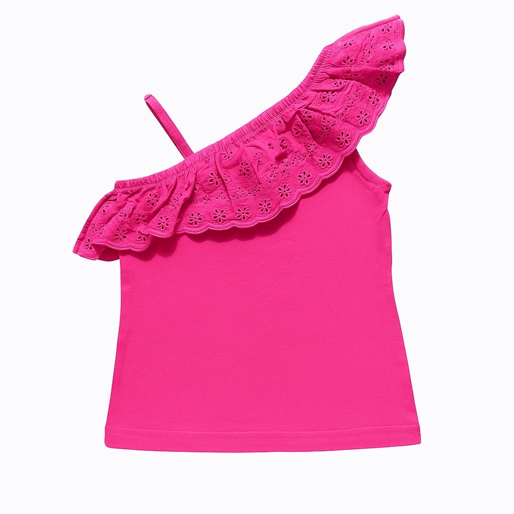 RUFFLE TOP PINK