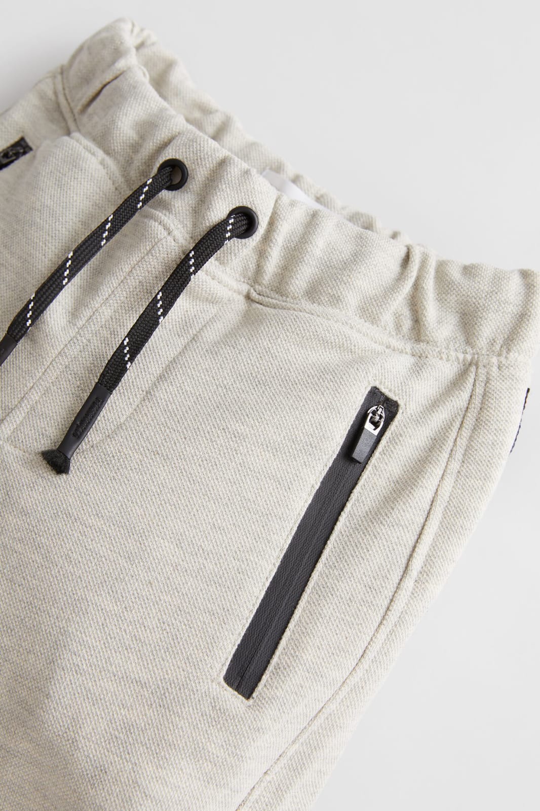 ZIPPER GREY TROUSER