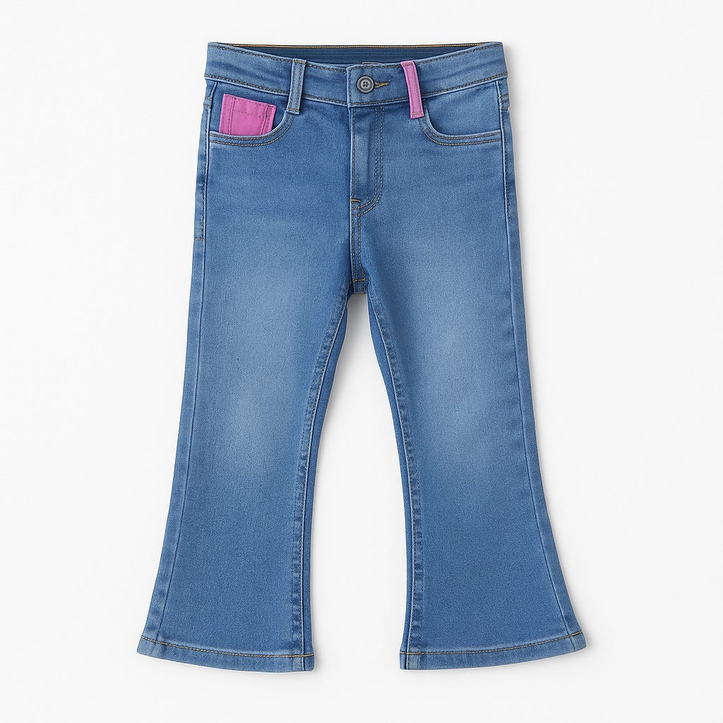 Pink Pocket Bell Bottom Pant for Kids: A Stylish Staple for Every Little Wardrobe