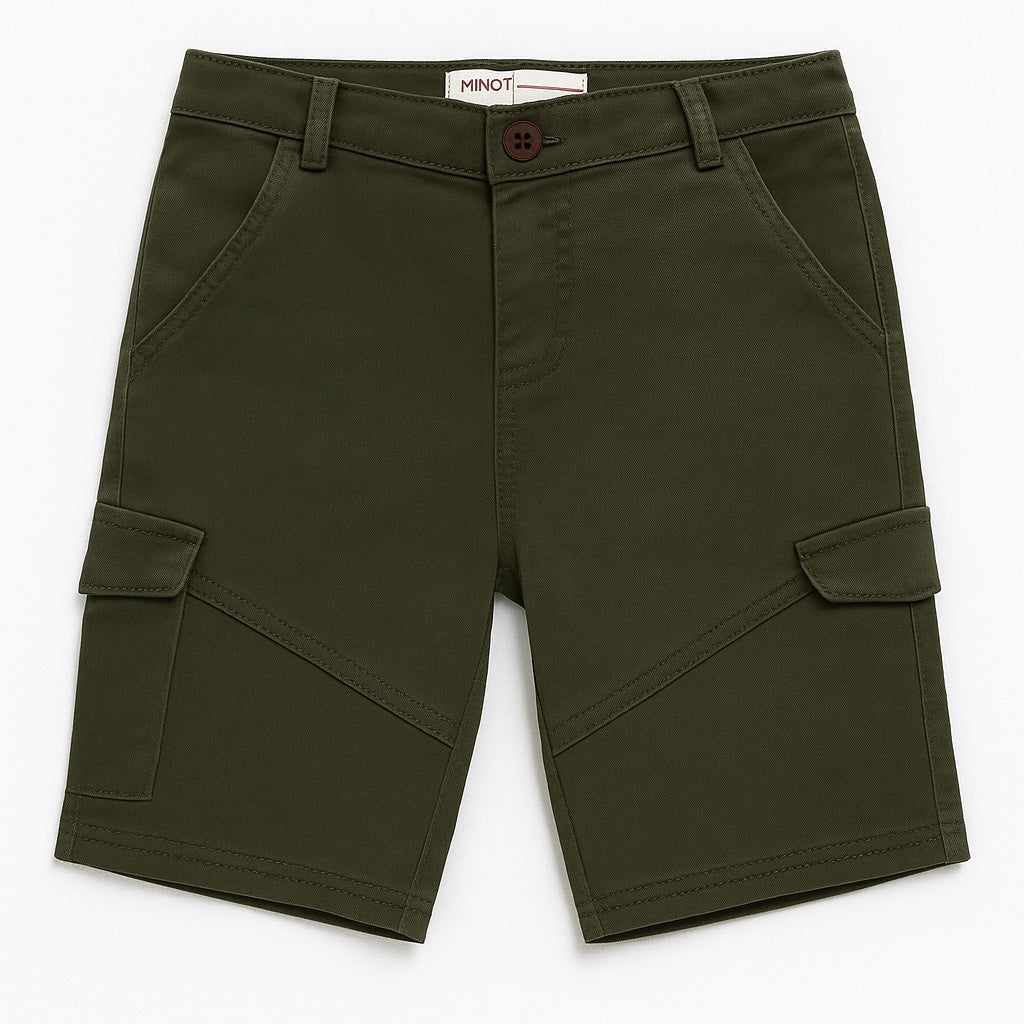 Mino six pocket shorts green